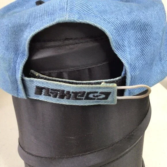 Nike Swoosh Embroidered Unisex Blue Baseball Style Adjustable One size fits most - Picture 6 of 8